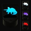 Sniggle Sloth Triceratops Dinosaur Solid 3D Illusion LED Night Light