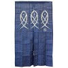 Unbranded Japanese Noren Curtain 34"W x 59"L Fish Pattern Room