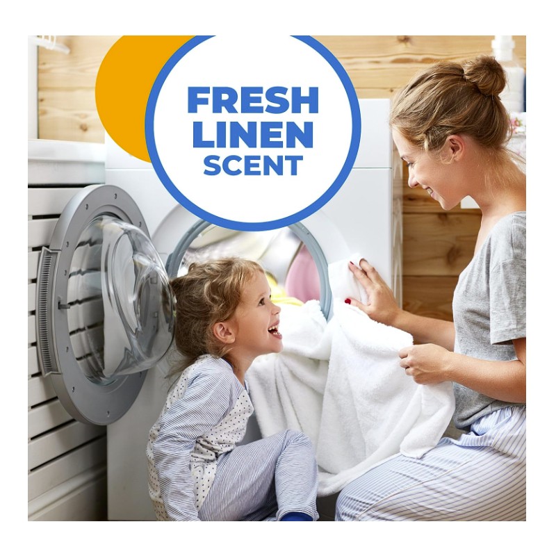 Arm & Hammer Power Sheets Laundry Detergent, Fresh Linen 50Ct,