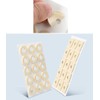 Natiform 75 Pcs Protective Toe Quill Eye Circle Anti-Friction Pads