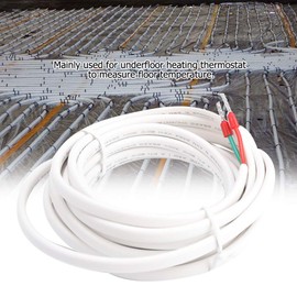 Atyhao 3 Metre Pipe Heating Cable, Accessories Thermostats & Accessories, Underfloor Heating Control Thermostat Accessories, Floor Temperature Sensor, Sensor Cable