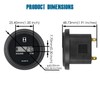 Runleader LCD Hour Meter,DC 4.5V to 90V, Data Storage &