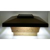 Set of 6 Solar Post Cap Light LED Low Profile