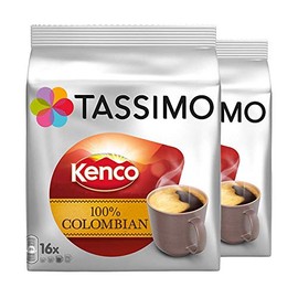 Tassimo Kenco Colombian 16 T-Discs (Pack of 2)