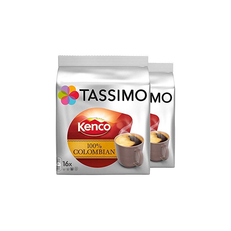 Tassimo Kenco Colombian 16 T-Discs (Pack of 2)