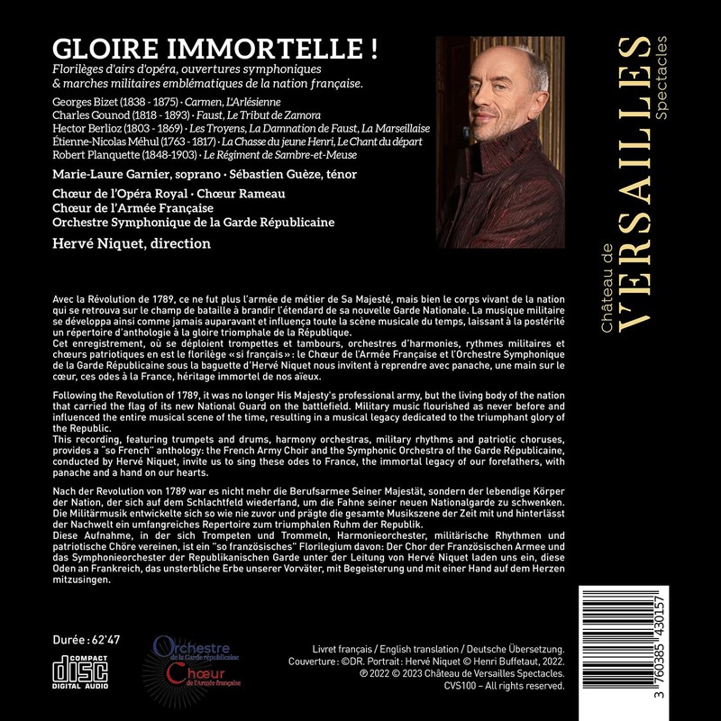 Gloire immortelle !