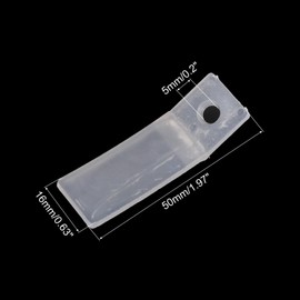 sourcing map Drawer Stops, Pack of 20, 1.97 Inches, Plastic Drawer Stoppers, Drawer Lock with Screws for Furniture Repair on Drawer Floor