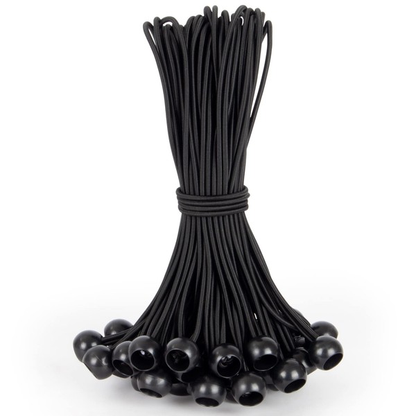 Akicderu Elastic Bands with Ball 23 cm, Rubber Tensioner with