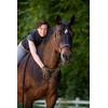 Roeckl Sports equestrian gloves MALTA, summer riding glove, black/mocha 6.5