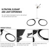 REAVEE Ultra Thin Armless Reading Glasses for Men Women, No