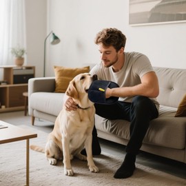 Blleshelfl Tierhaarentferner Handschuh, Pet Hair Remover Glove, Tierhaarentferner Handschuh, zum Waschen, Hair Removal, Fellpflege, 2 Stück