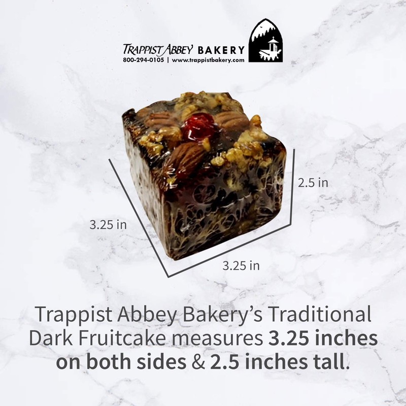 Trappist Abbey Monastery Fruitcake - Christmas Cake with Candied Fruits