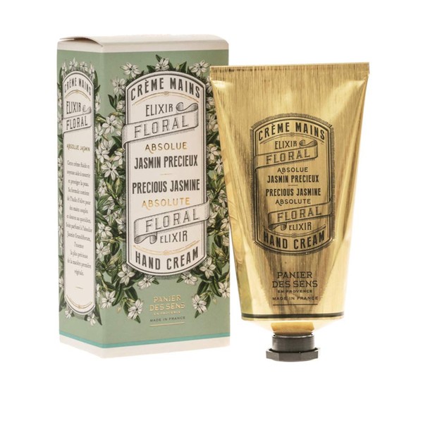 Panier des Sens Jasmine Hand cream for dry cracked hands with Olive oil - Made in France 96% natural - 2.6floz/75ml