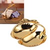 Double Fruit Plate Zinc Alloy Dual Fruit Tray Decorative Fruit