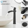 BWE Bathroom Vessel Sink Faucet Waterfall Spout Single Handle One
