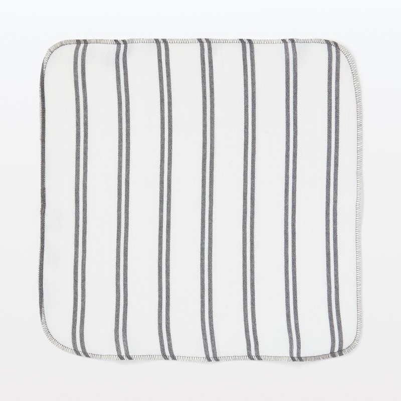 MUJI 84761652 Indian Cotton Yarn-Dyed Dish Towels, Set of 6,