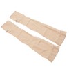 3XL Beige Open Toe Compression Stockings Thigh High 23‑32mmHg Toeless