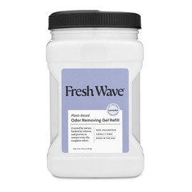 Fresh Wave Lavender Odor Removing Gel Refill, 63 oz. | Safer Odor Absorbers for Home | Natural Plant-Based Odor Eliminator | Every 15 oz. lasts 30-60 Days | For Cooking, Trash & Pets