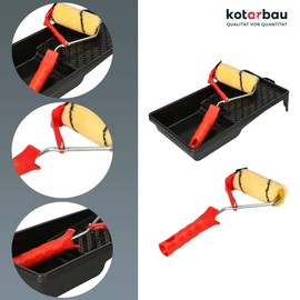KOTARBAU® Paint Separator Roller 10 cm with Paint Tray for Painting with Colour Separation
