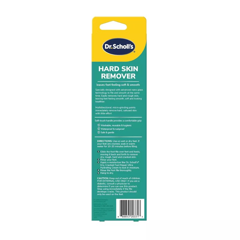 Dr. Scholls Hard Skin Remover Nano Glass Foot File Foot