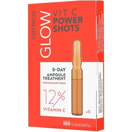 Catrice Glow Vit C Power Shots, Make-Up, Foundation, Transparent, for Combination Skin, Brightening, Nourishing, with Vitamins, Translucent, Vegan, Oil-Free, Complies with Our Clean Beauty Standard (9