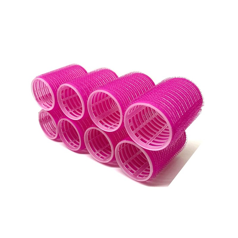 Large Self Grip Hair Rollers Pro Salon Hairdressing Curlers Assorted