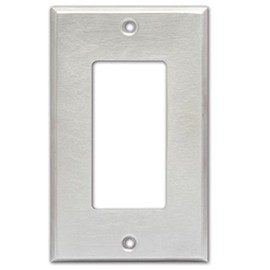 RDL CP-1S Single Cover Plate - Stainless Steel
