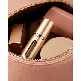 2-Pack Refillable Perfume Atomizer Bottles for Travel – 5ml/10ml Bottom-Fill Mini Spray Containers for Everyday Fragrance