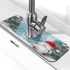 Christmas Gnome Snowflake Kitchen Faucet Suction Pad, 1 Pcs Sink