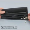 6-Hole Desktop Puncher, A5 Ring Binder Hole Punch Adjustable Spacing