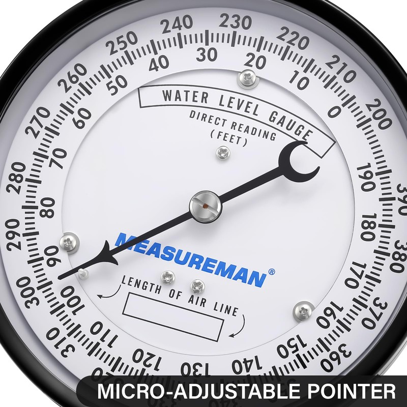 MEASUREMAN 4-1/2" Water Level Gauge Lower Mount