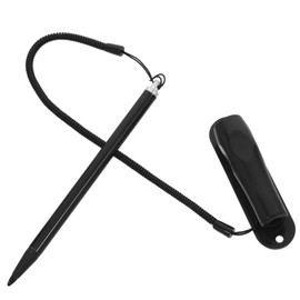 jojofuny Resistive Screen Stylus Touch Screen Pen Lanyards Tablet Stylus Tablet Pens for Touch Screen Precision Stylus Key Chain Pen Fine Point Stylus Touch Pen Tether Aluminum Tube Black