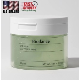 BIODANCE Sea Kelp Gel Toner Pads 60EA Moisturizing Nourishing Pads K-Beauty NEW