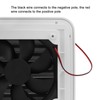 RV Side Vents 12V White Unidirectional Dustproof Strong Wind Cooling