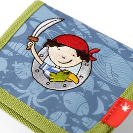 Sigikid Sigikid24938 Neck Pouch, Sammy Samoa' -10 x 13 x 2 cms, Multi Colour, 10 x 13 x 2 cm