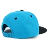 Armycrew Youth Kid's Donut Patch Flat Bill Snapback 2-Tone Baseball