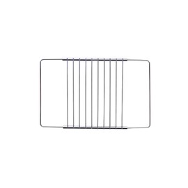 Versatile universal oven rack/oven grill: extendable and robust – perfect for any oven (chrome, 23 x 23 cm – 40 cm)