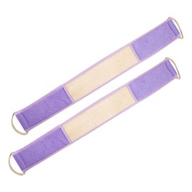 Mikinona 2 Pack Stretchy Exfoliating Body Sc Brush Long Shower Brush for Back Natural Loofah Washcloth Soft Back Scrubber for Men Women