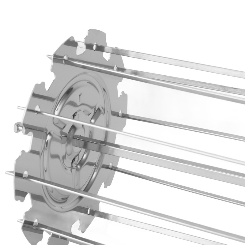 Rotisserie Skewer Set Stainless Steel Rotisserie Kabob Rods Grill for