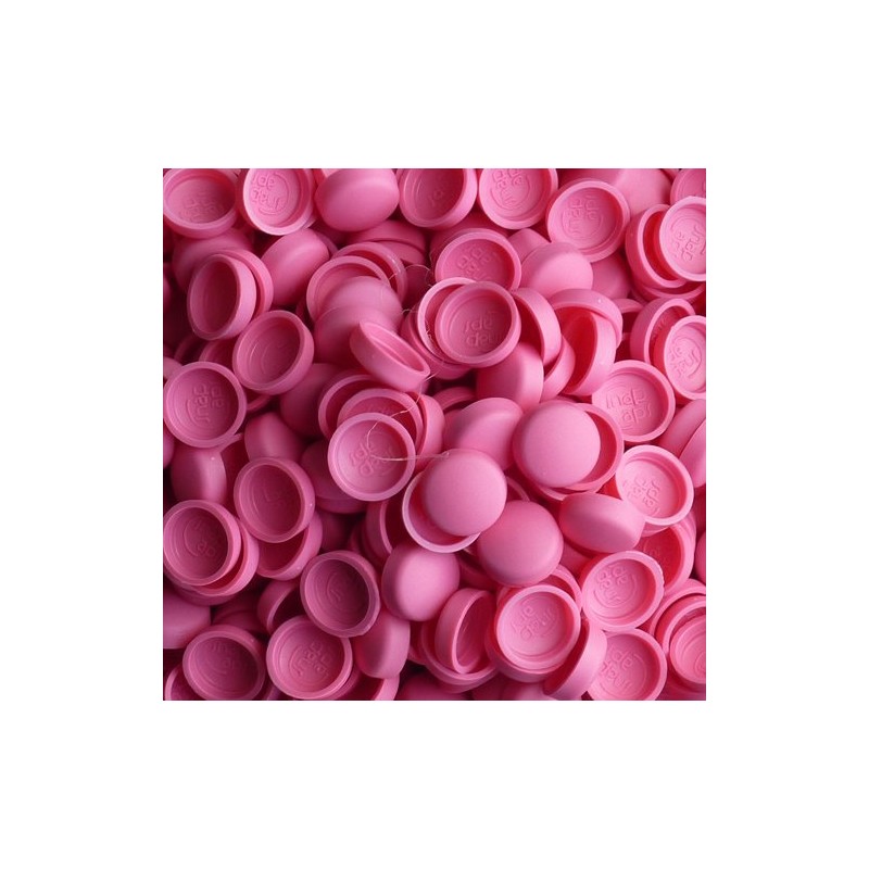 Snap-On Two Piece Dome Screw Cover Caps - Pack of