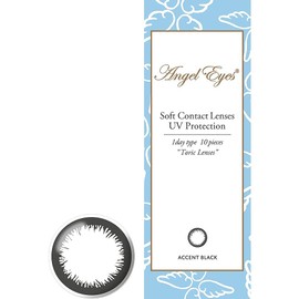 エンジェルアイズ ワンデー トーリック UV 乱視用 【カラー】アクセントブラック 【CYL】-0.75 【AXIS】180 【PWR】-5.50 10枚入 1箱