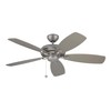 Monte Carlo 5DM52BP 5DM52BP-Designer Max Ceiling Fans, 52 inches, Brushed Pewter