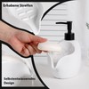 Autumnlife Soap Dispenser, White, 670 ml Washing Up Liquid Dispenser
