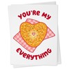 Everything Bagel Valentines Day Love Card - You're my Everything