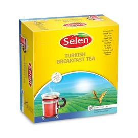 SELEN Turkish Breakfast Tea 100 Individually Envelopes Tea Bags