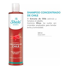 Shampoo Concentrado Shelo Nabel Crecimiento Chile 530ml