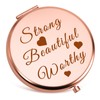 Inspirational Motivational Gifts for Women Compact Mirror Encouragement Gift for