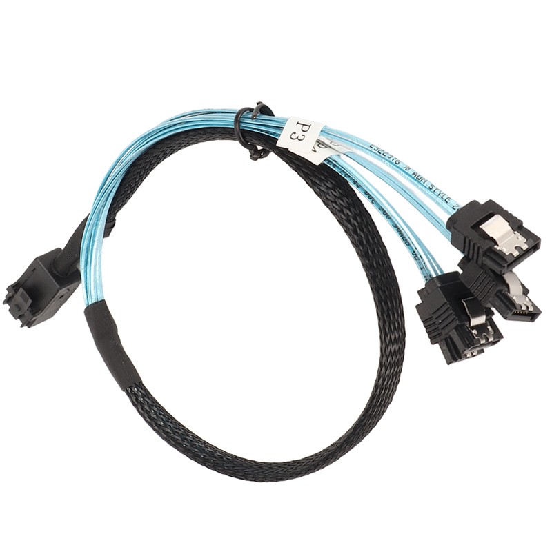 12GBPS Mini SAS HD SFF 8643 to 4 SATA 3.0