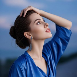 FENBORY Navy Blue Rhinestone Statement Earrings Double Waterdrop Cluster Crystal Drop Dangle Earrings for Women Wedding Prom Party