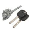 X AUTOHAUX 1 Set Front Door Lock Cylinder Set Kit